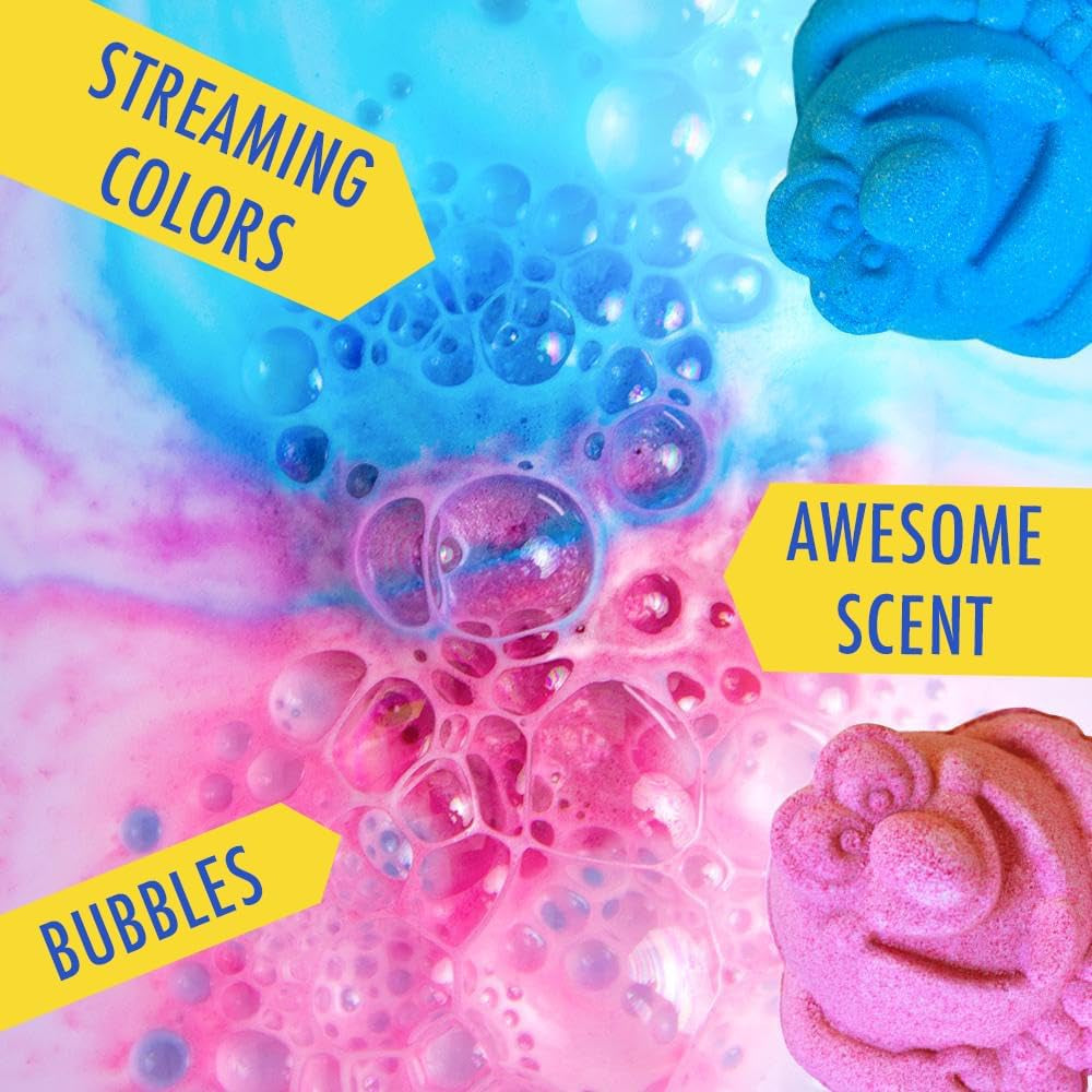 Bubbling Bath Bomb, Original Bubblegum Scent, 60 G Each, Pack of 12