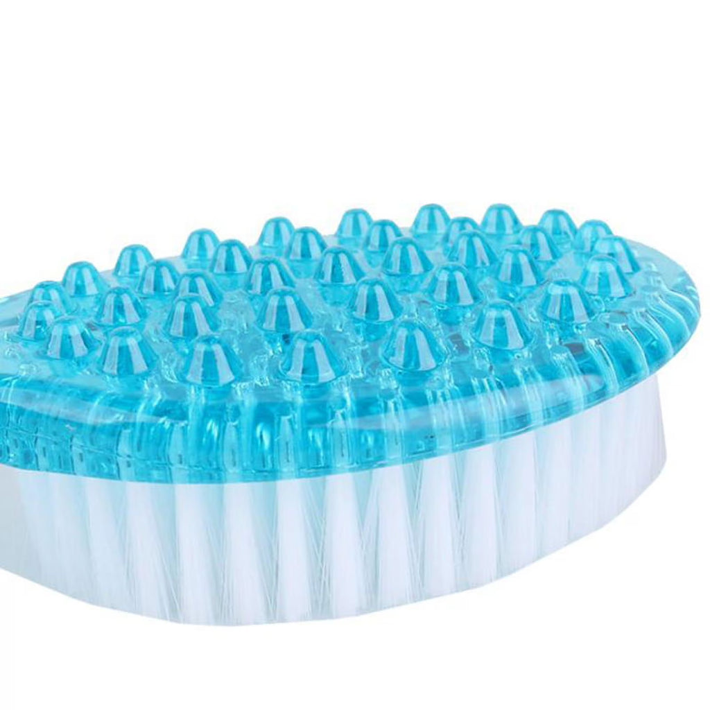 Body Brush with Long Handle - Back Scrubber for Exfoliating Skin, Improve Circulation and Shower Brush for Skin Health - Wet or Dry Body Brushing