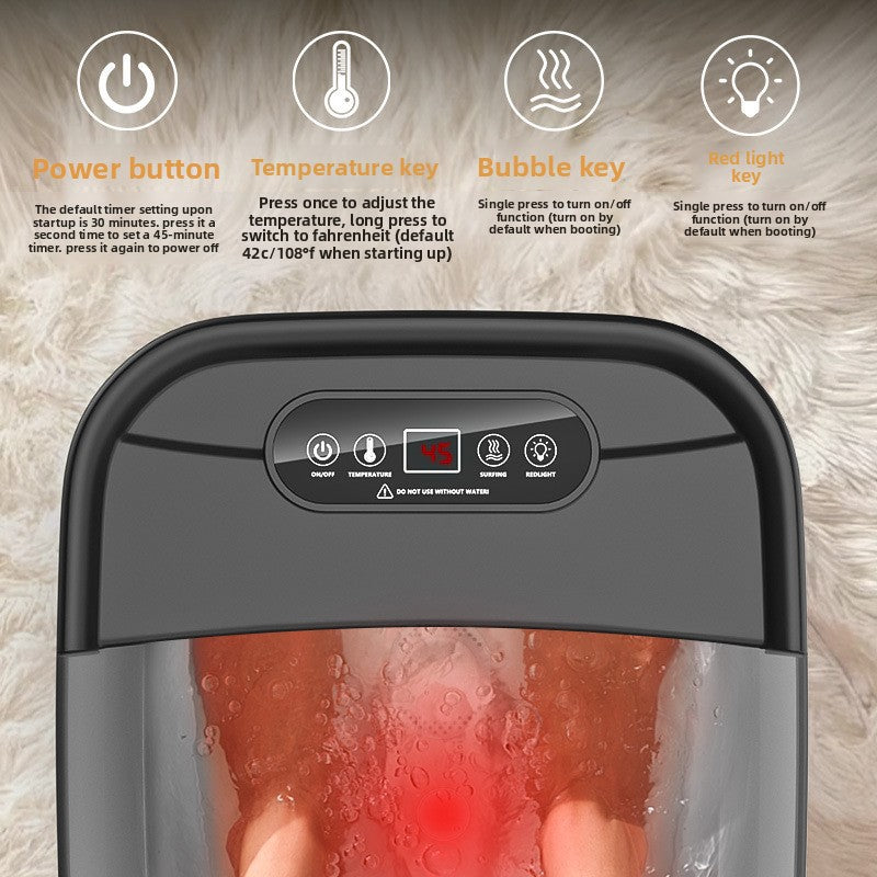 Automatic Heating Foot Bath Massager
