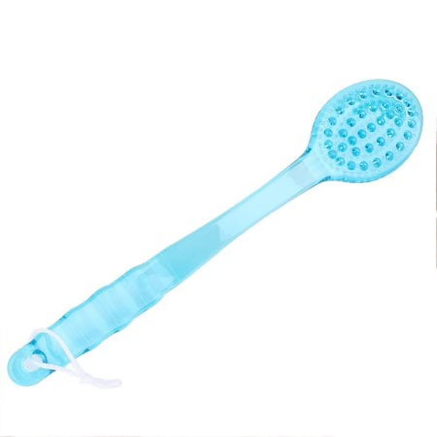 Body Brush with Long Handle - Back Scrubber for Exfoliating Skin, Improve Circulation and Shower Brush for Skin Health - Wet or Dry Body Brushing