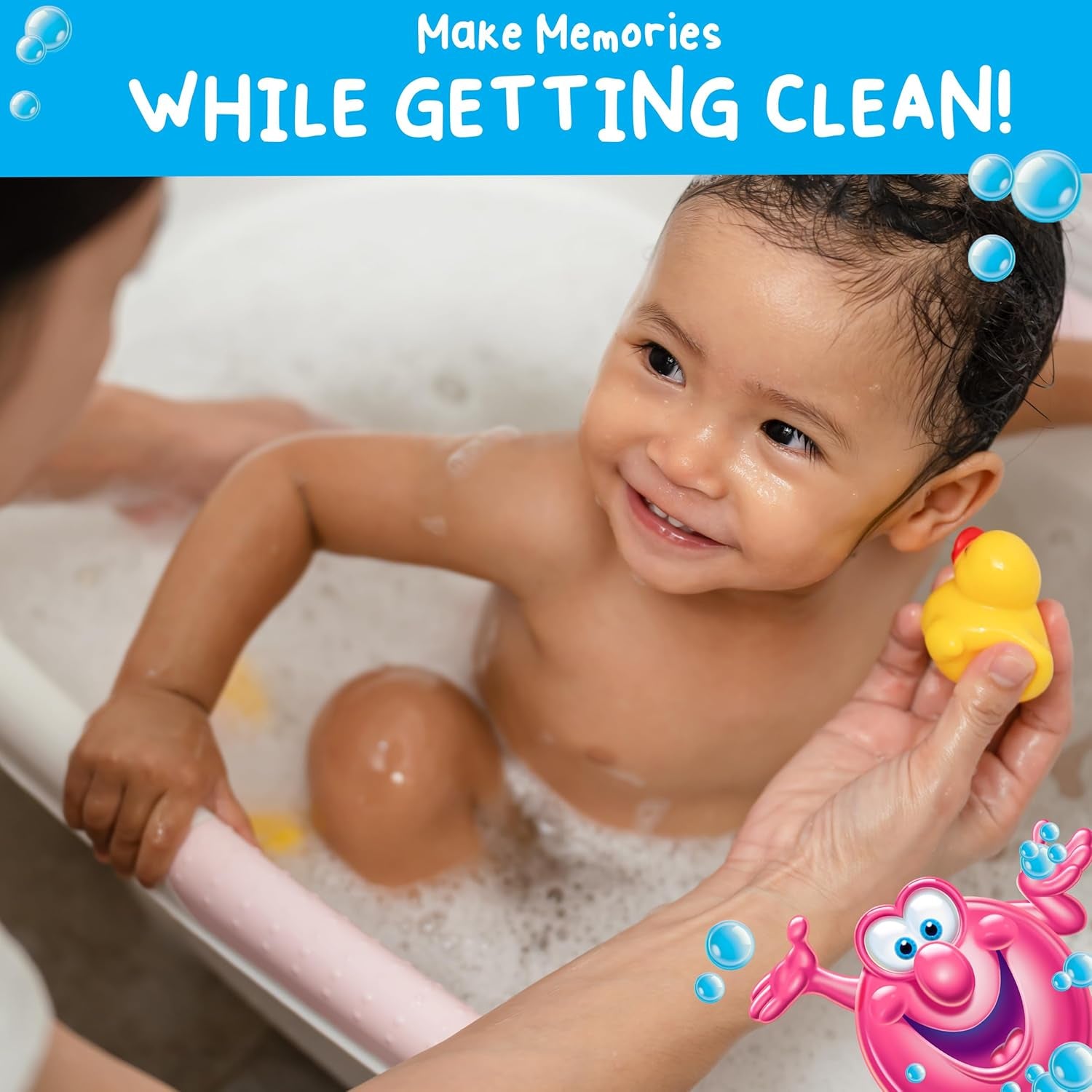 Extra Gentle Bubble Bath - Hypoallergenic, Tear Free Bubble Bath Solution Perfect for Sensitive Skin (Pack of 2 Bottles, 16 Fl Oz Each)