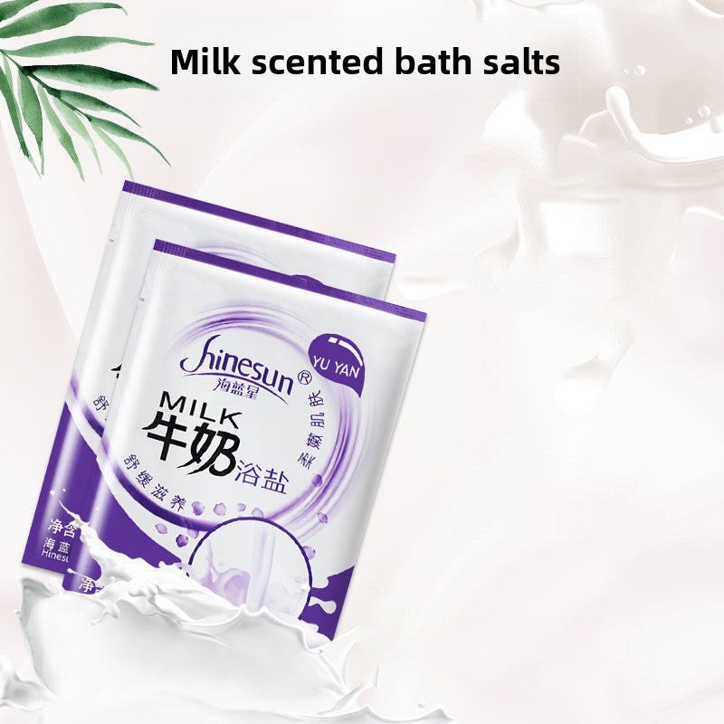 Scented bath salts for foot soaking
