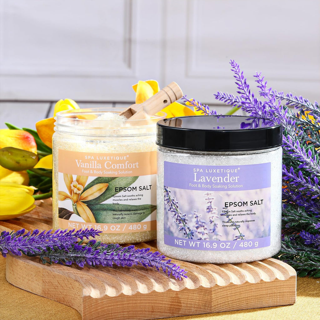 Bath Salts for Soaking,  Epsom Salts Gifts Set for Women, 3.17Lbs Bath Salts for Women, Epsom Salts for Soaking, Mother'S Day Christmas Gifts for Woman Mom